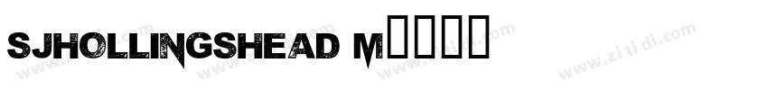 SJHollingshead M字体转换
